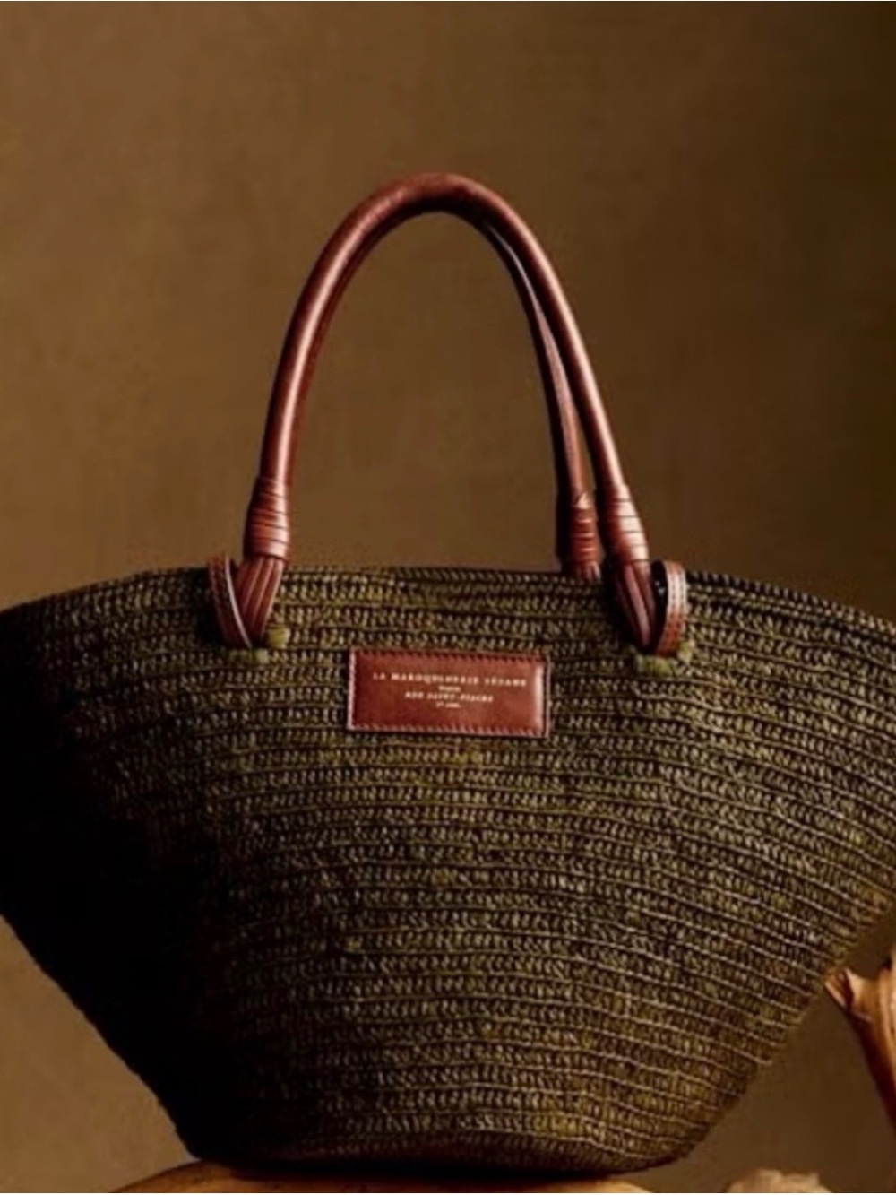 🌱Sezane Justine tote in Olive green - OS - NWT